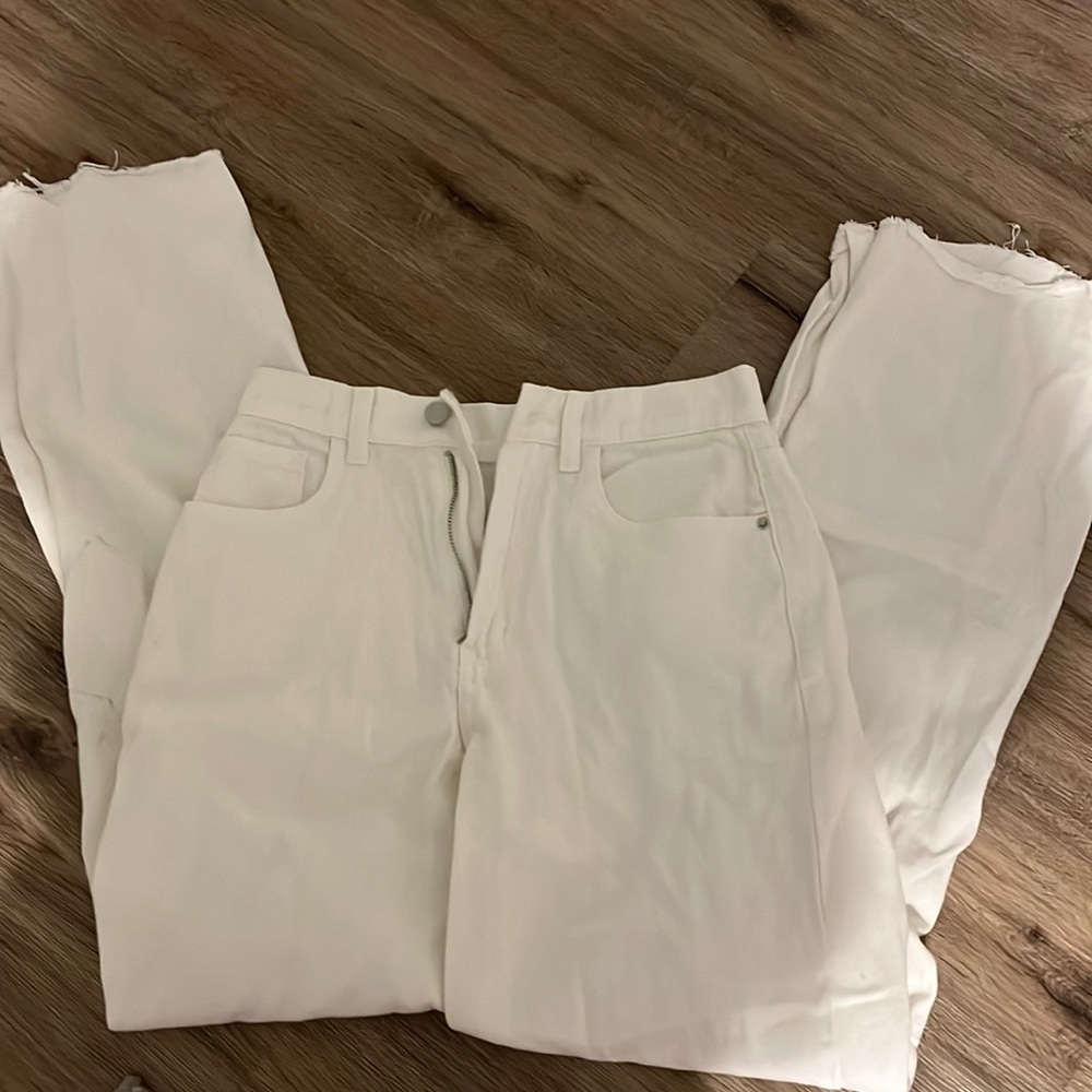 white jeans from shien
